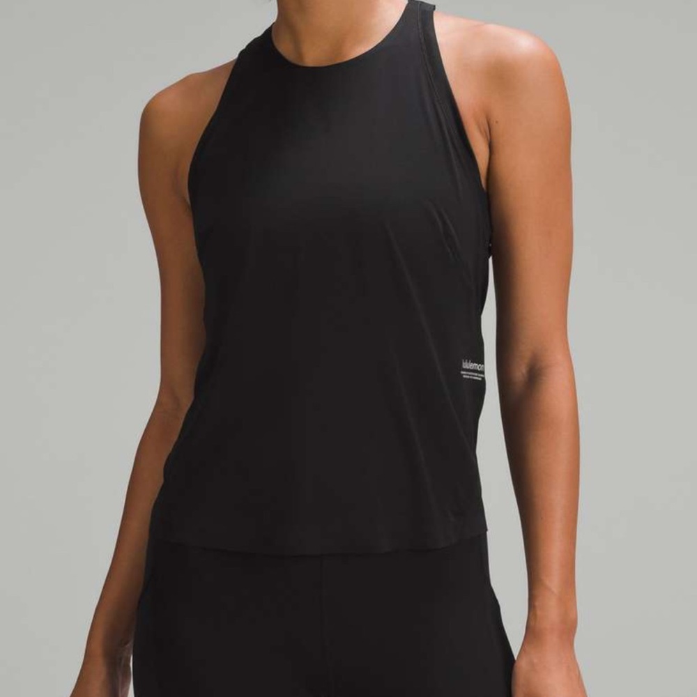 Lululemon Athletica Black Ultralight Reflective Running Tank Top
